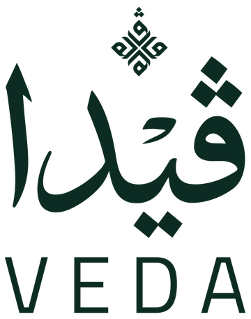 شعار ڤيدا VEDA باللون الزمردي